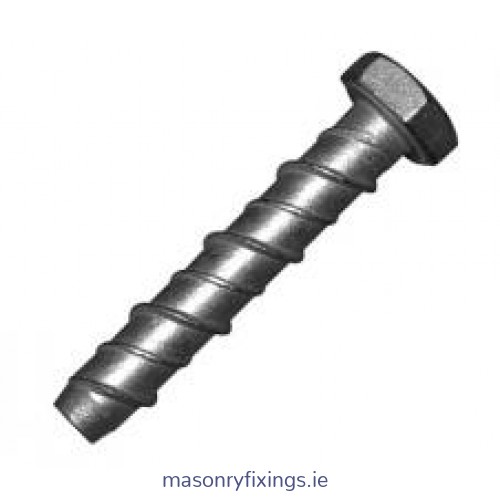 APT BOLT 12mm x 130mm Hex Head Concrete Screw Zinc Plated  BOX 25