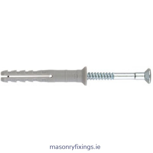 NZ 6/50/80 6mm x 80mm Nail Plug Zinc Plated  BOX 50