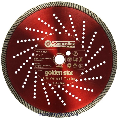 300 x 2.8 x 12 x 20.0mm Granite Golden Star Diamond Blade